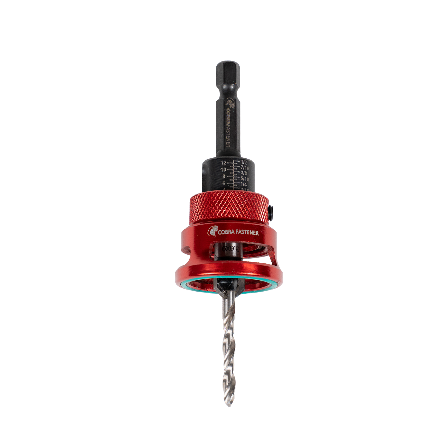 Système de fixation inox pour terrasse, vis et clips Cobra, vue détourée