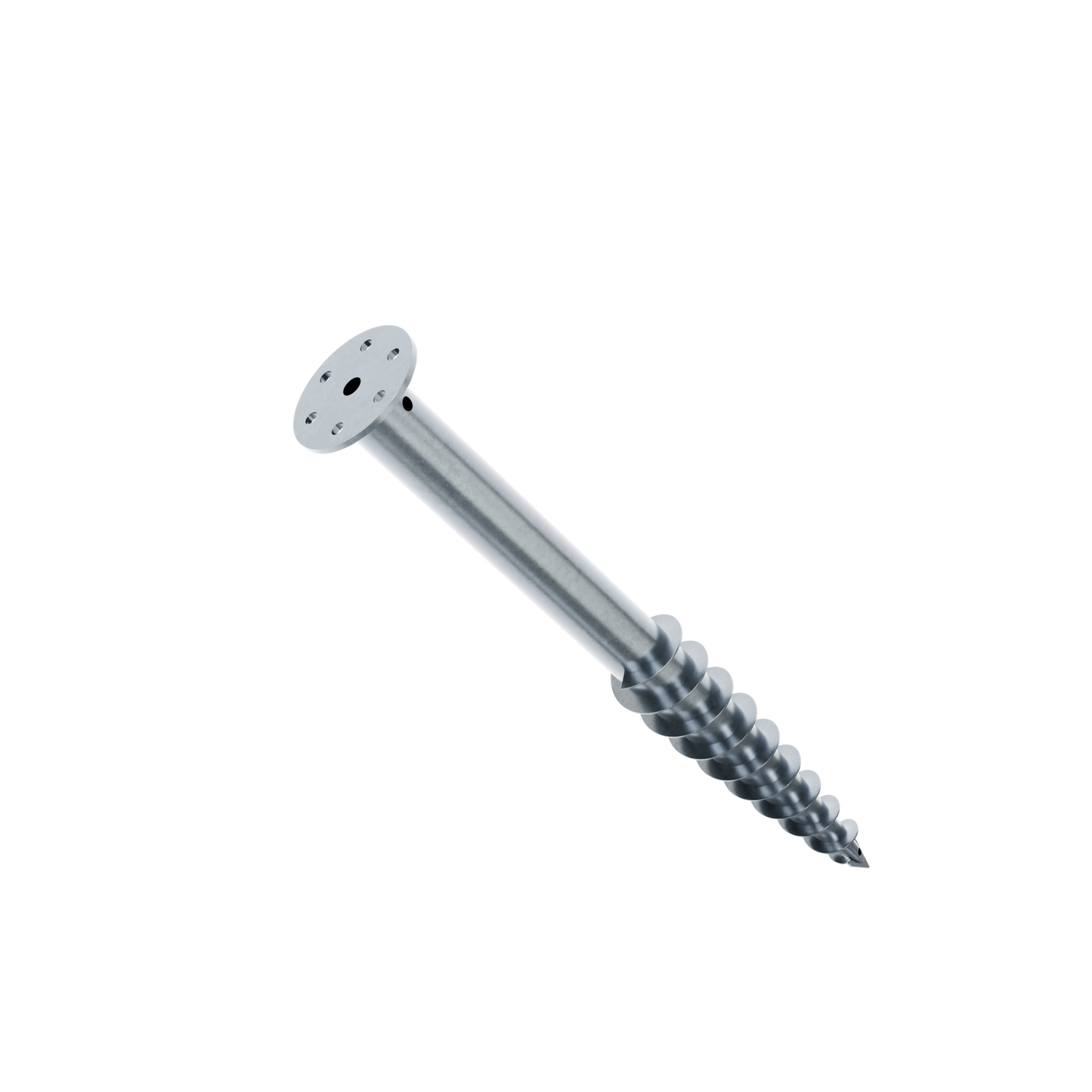 Support Spiral en inox pour lambourde, vue sur fond neutre