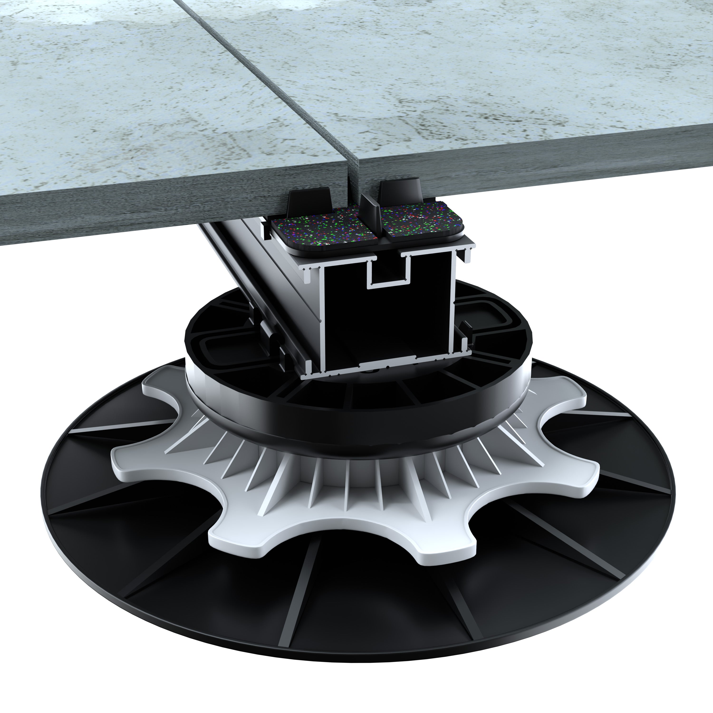 NIVO adjustable pedestals for terraces - H25 to H260mm – Cobra