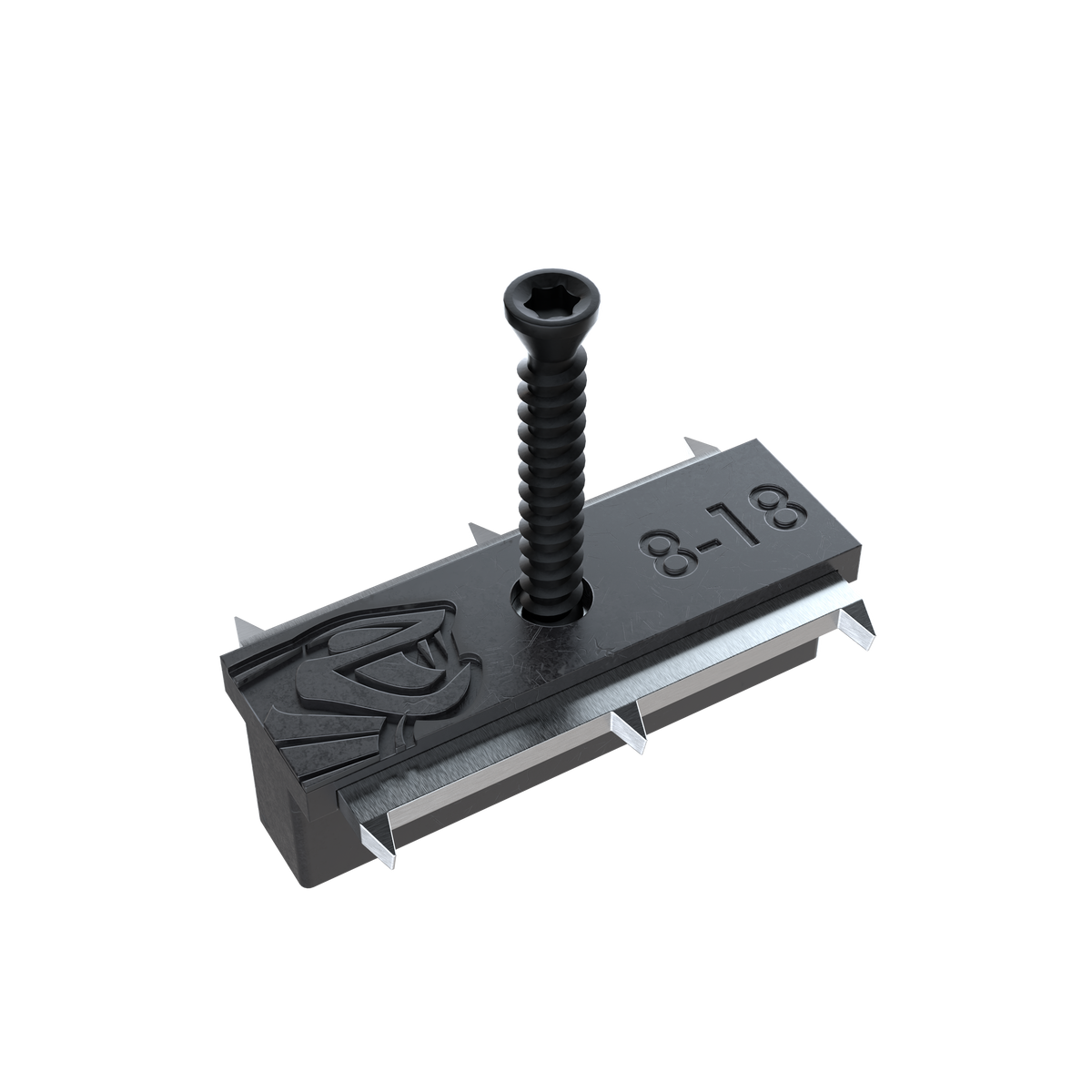 Vis hybride inox 8-18 pour lambourde aluminium et lame composite