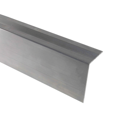 Équerre aluminium anodisé argent 35x60 mm pour assemblage solide