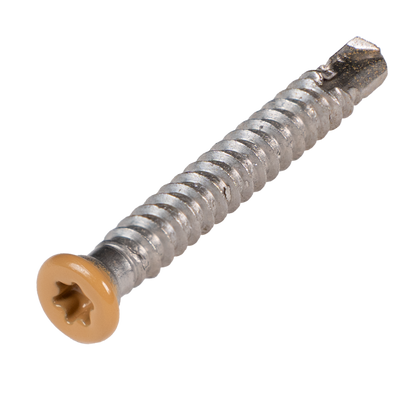 Cobra Stainless steel  5.5x45mm screw for aluminium joist  Colored head (50pcs)